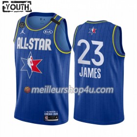 Maillot Basket Enfant Los Angeles Lakers LeBron James 23 2020 All-Star Jordan Brand Bleu Swingman